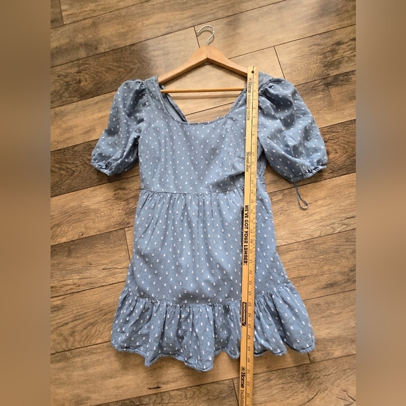 LOFT 2p 140923 Blue Dress - Picture 3 of 7